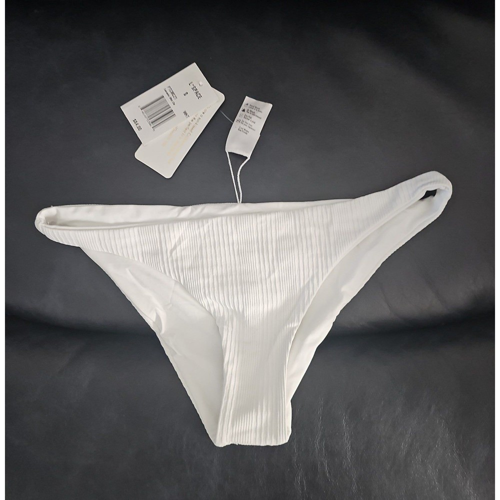 L*Space Camacho Ribbed Bikini Bottom Small